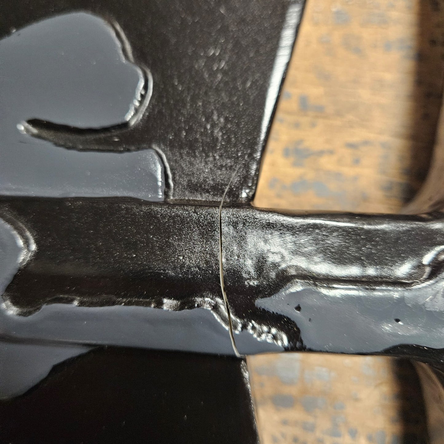 Black Clover Asta's Demon Slayer Sword 50" Resin Prop Replica DAMAGED