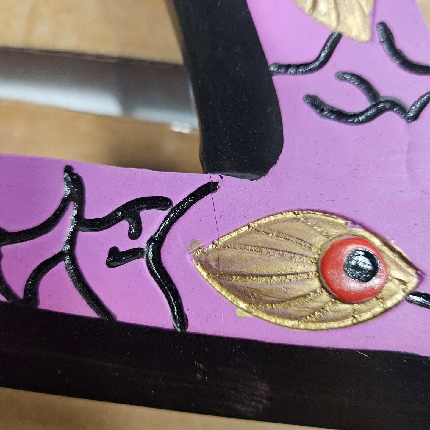 Demon Slayer Kokushibo Kyokokukamusari Flesh Nichirin Resin Sword DAMAGED.1