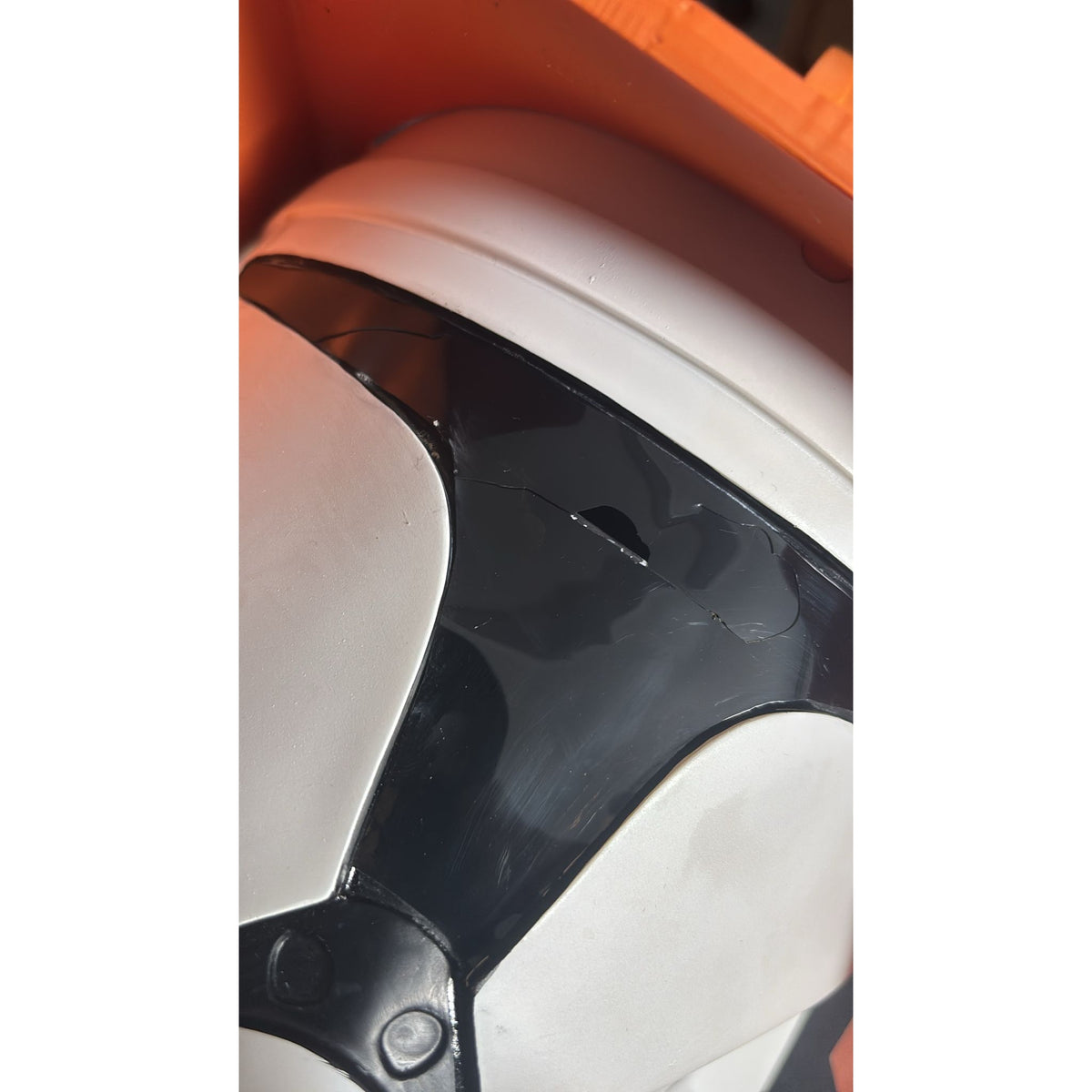 Star Wars Clone Trooper Commander Cody Phase 1 Resin Cosplay Helmet DAMAGED.7