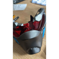 Overwatch Soldier 76 Resin Mask Cosplay Prop DAMAGED