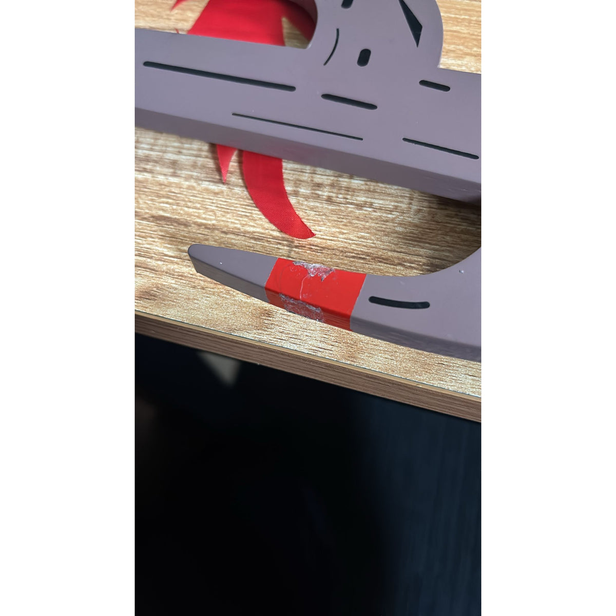 Demon Slayer Tanjuro Kamado Wooden Sword Cosplay Prop Replica DAMAGED
