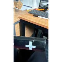 Trafalgar Law Sword Kikoku Mini Metal Katana Sword DAMAGED