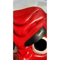 Demon Slayer Sakonji Urokodaki Tanjiro's Mentor Resin Cosplay Mask Replica DAMAGED