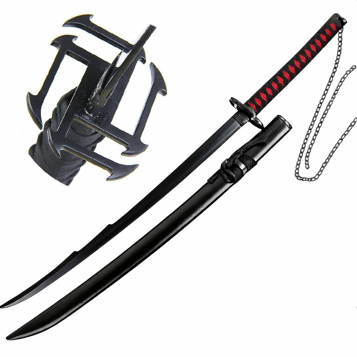 Bleach Hex Sword Tensa Zangetsu Metal Katana of Ichigo