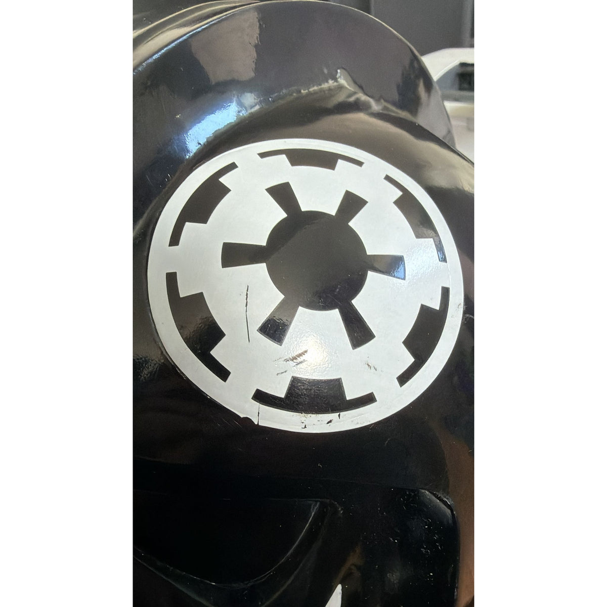 Star Wars Squadrons Imperial Tie Fighter Pilot V2 Resin Cosplay Helmet DAMAGED