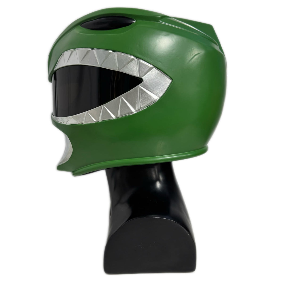 Mighty Morphin Green Power Ranger Resin Helmet DAMAGED 1