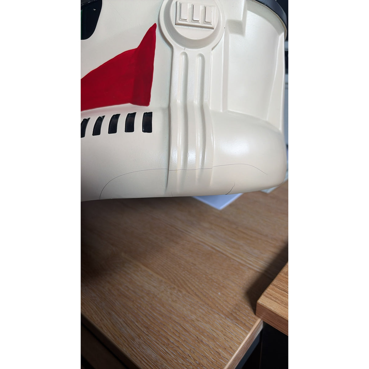 Star Wars Phase 2 Clone Shock Trooper Resin Cosplay Helmet DAMAGED 2