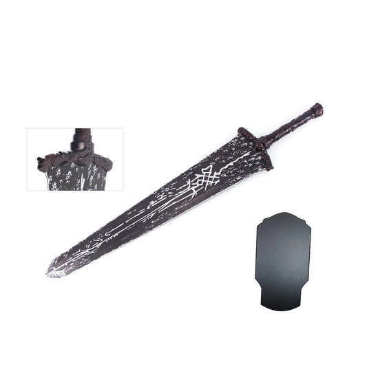 Clair Obscur Expedition 33 Verso's Simoso Metal Sword with Plaque INCOMPLETE