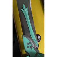 Sword Art Online Asuna Lambent Light Metal Turquoise Sword DAMAGED 1