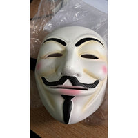 V For Vendetta Guy Fawkes Anonymous Resin Mask DAMAGED