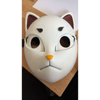 Demon Slayer Tomioka Giyuu Resin Mask Cosplay Prop Replica DAMAGED 2