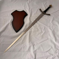 Lord Of The Rings Metal Sword Of Strider with Plaque
