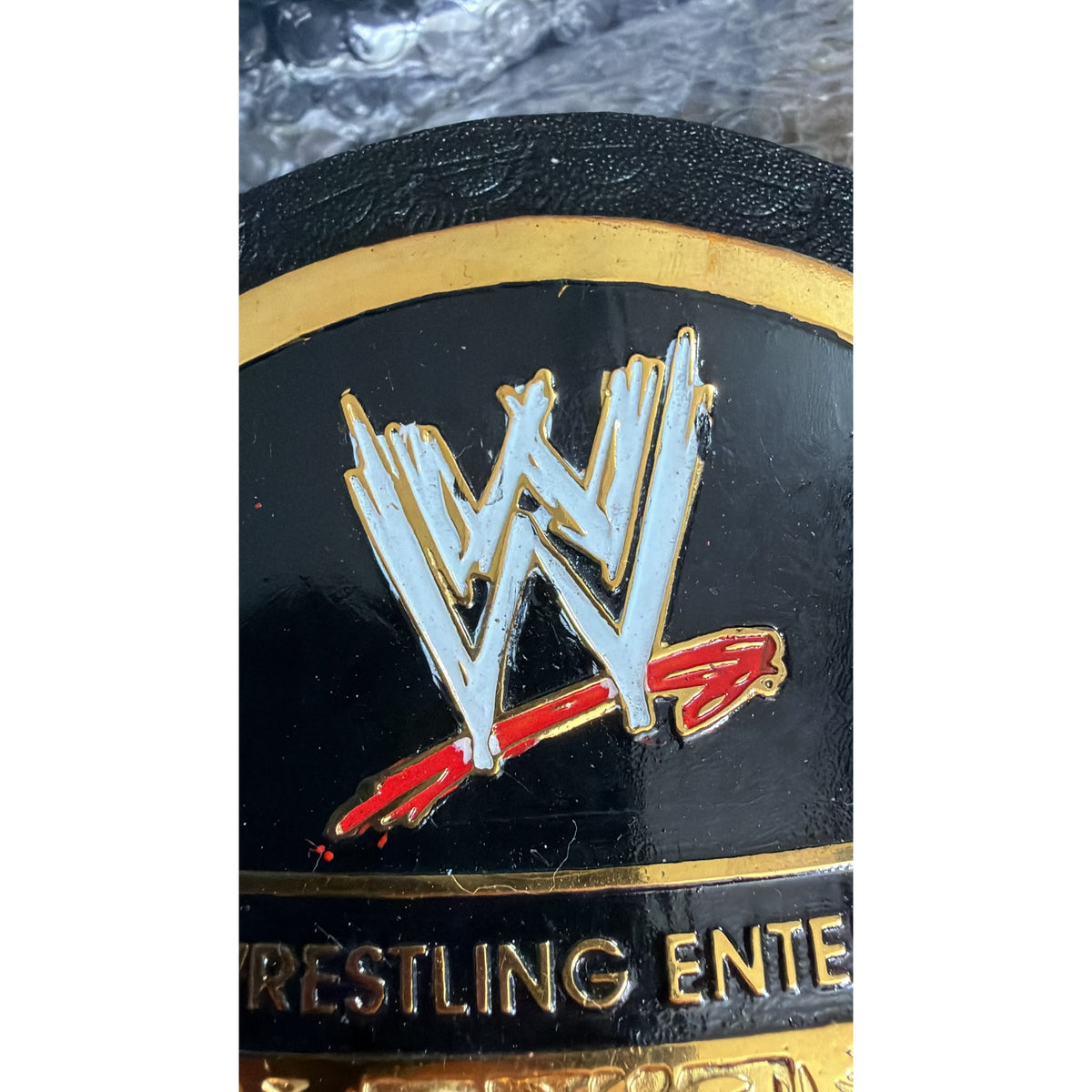 WWE RAW Ruthless Aggression World Tag Team Championship Belt 4mm Brass Plate CLEARANCE