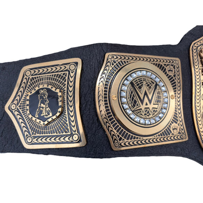 WWE Tag Team Championship Belt 4mm Brass Plate CLEARANCE 2