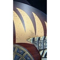 Lord of the Rings Sword of King Elessar Aragorn Anduril Metal Sword With Wall Plaque Exclusive Editon DAMAGED