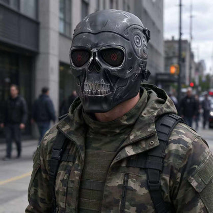 Terminator Arnold Schwarzenegger PVC Mask Full Face Cosplay Replica