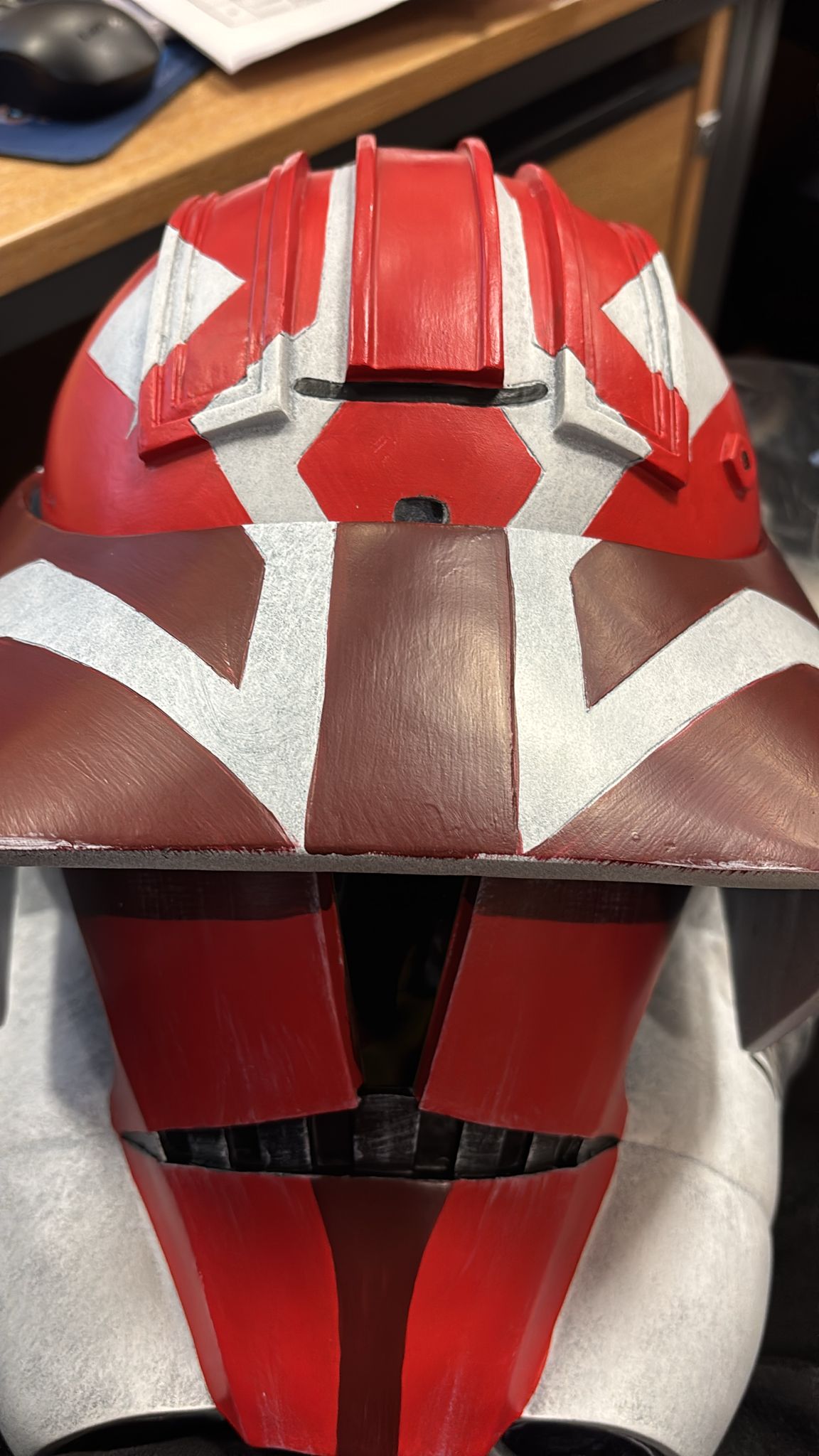 Star Wars Captain Vaughn Resin Helmet DAMGED