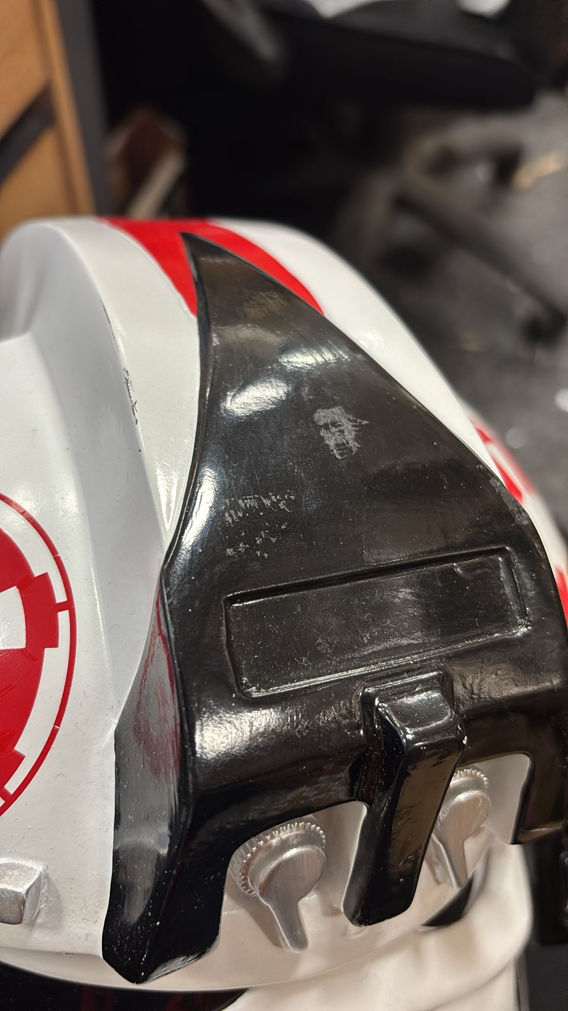 Star Wars Helmet At-At Driver Pilot Resin Cosplay Helmet DAMAGED