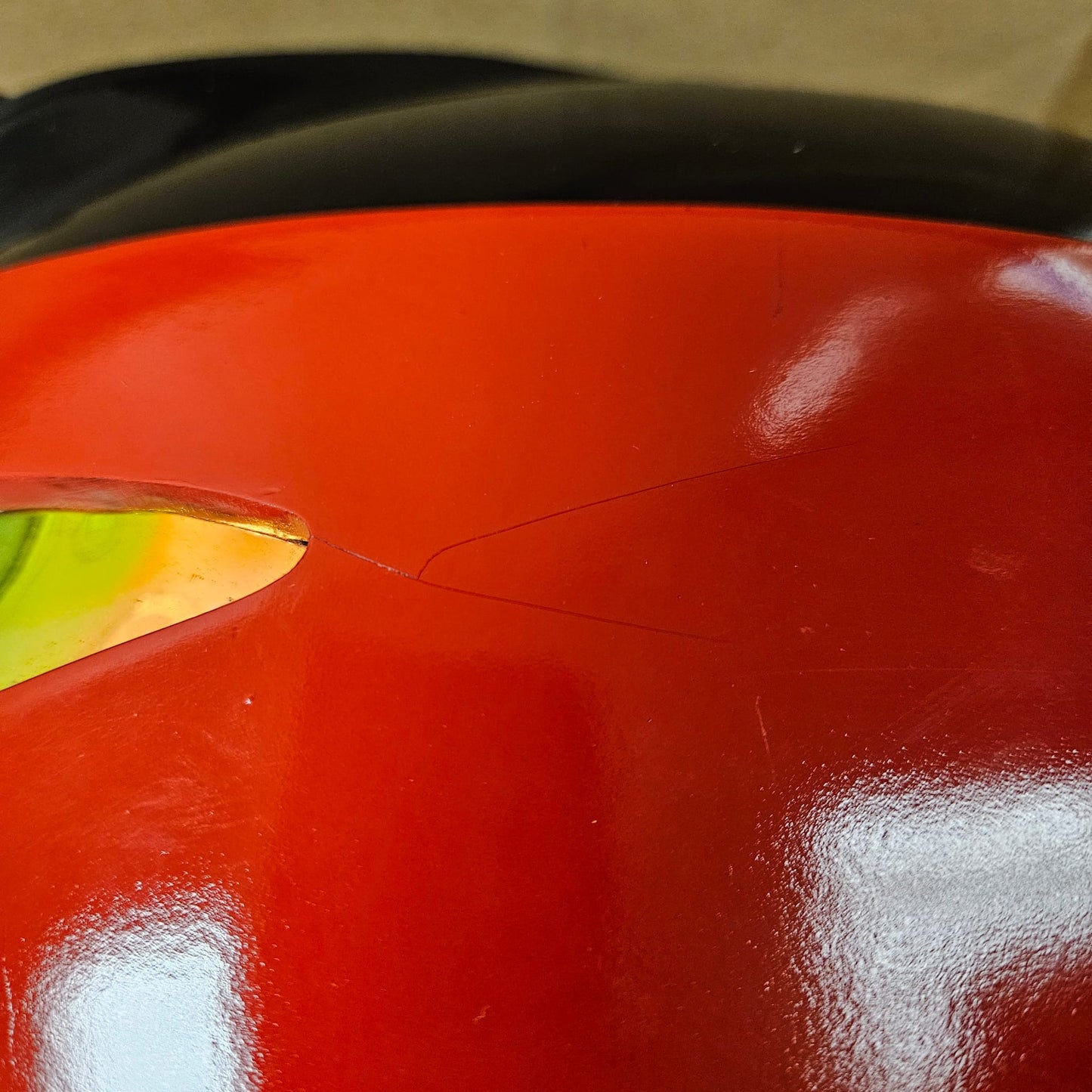 Judge Dredd Resin Helmet DAMAGED