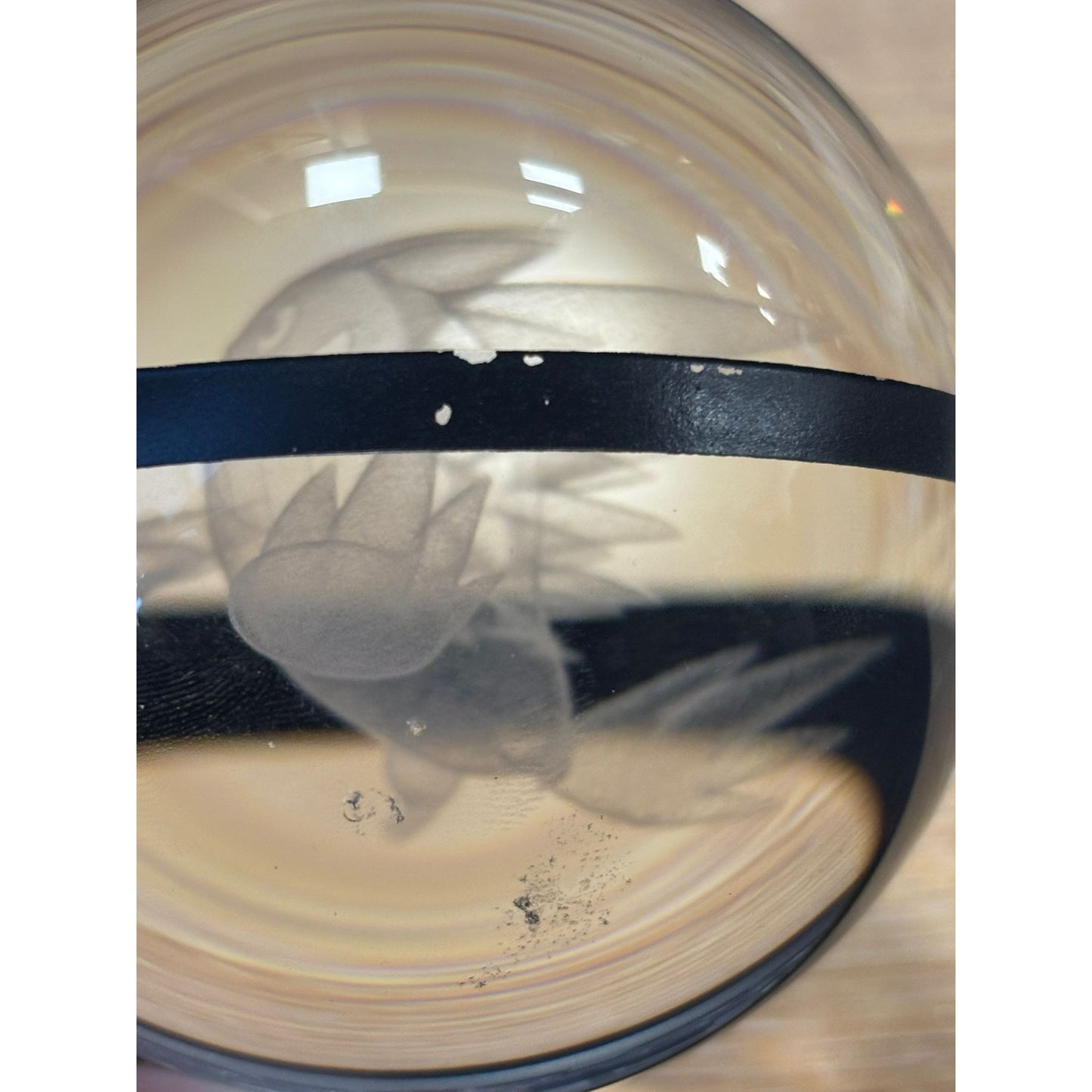 Pokemon 3D Crystal Ball Pokeball Mega Gengar Night Light 8cm XL Size DAMAGED