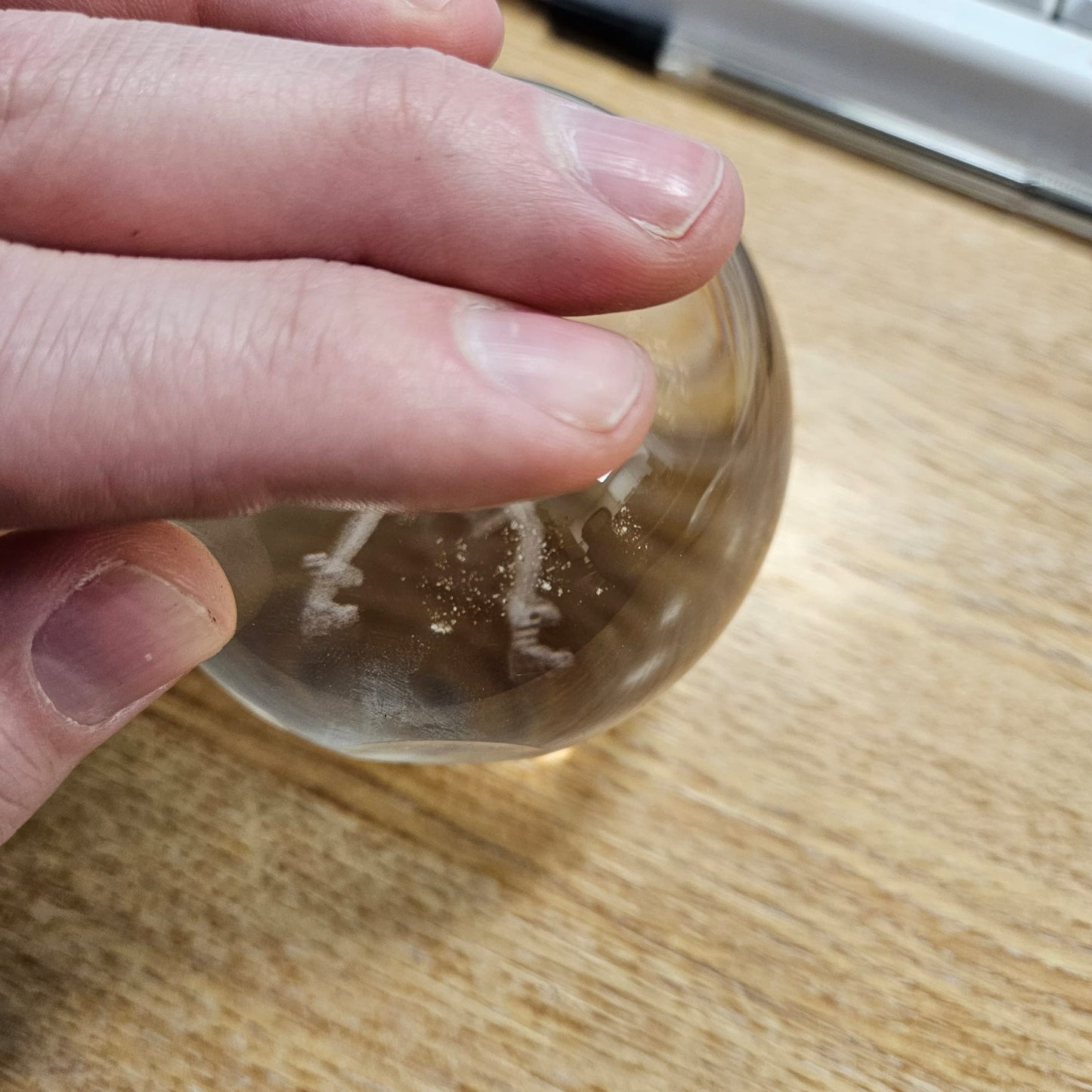 Character Glass Crystal Ball Jinx Night Light 8cm XL Size DAMAGED