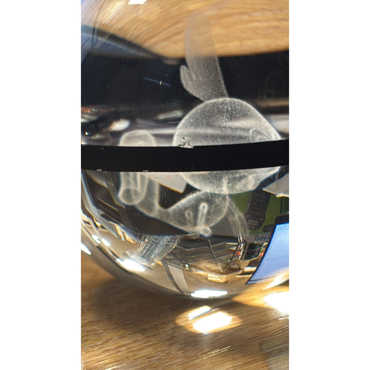 Pokemon 3D Crystal Ball Pokeball Sobble Night Light 8cm XL Size DAMAGED