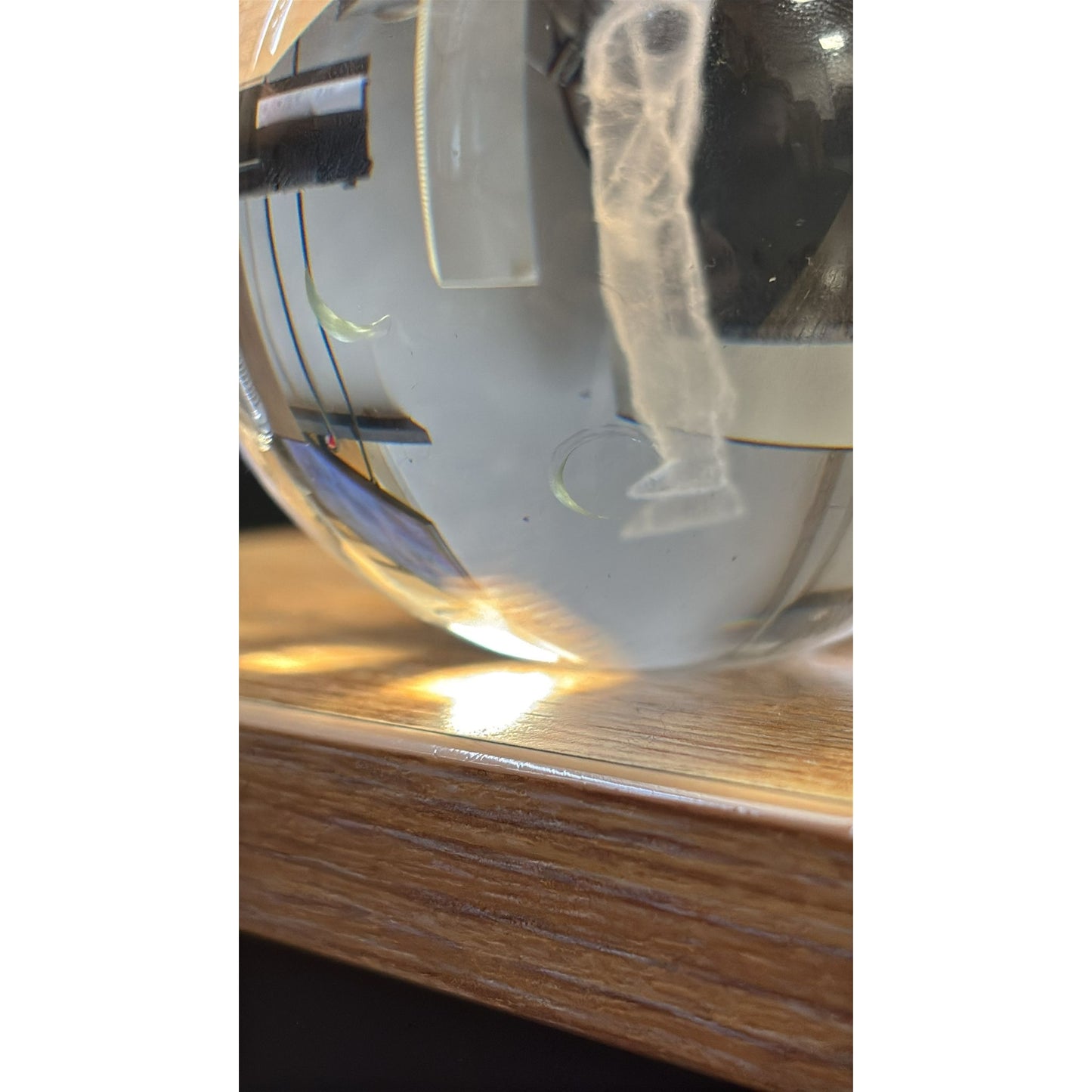 Character Glass Crystal Ball Trunks Night Light 8cm XL Size DAMAGED 2