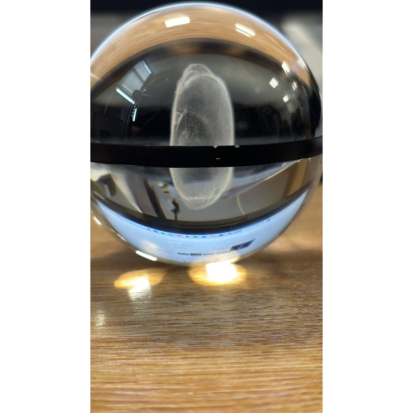 Pokemon 3D Crystal Ball Pokeball Ditto Night Light 8cm XL Size DAMAGED