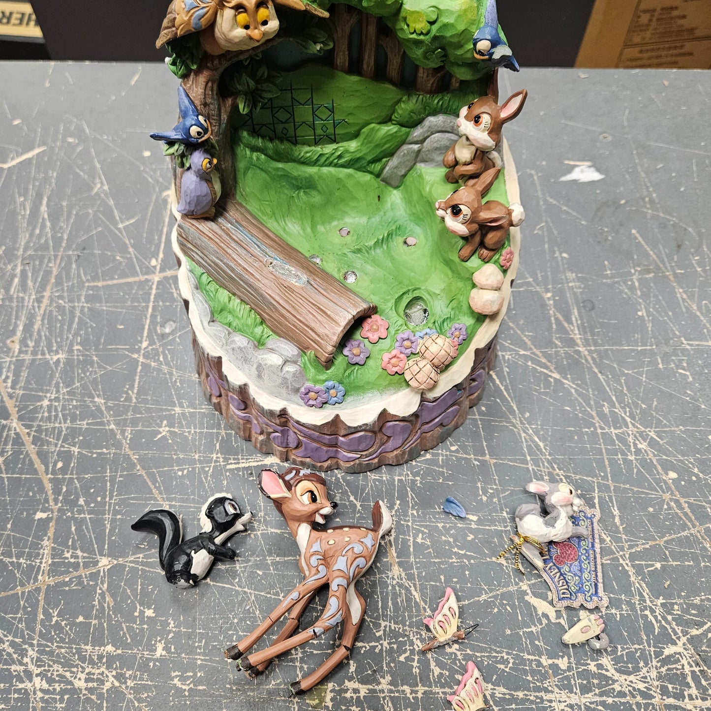 Disney Traditions Forest Friends Bambi 6010086 Figurine by Jim Shore DAMAGED