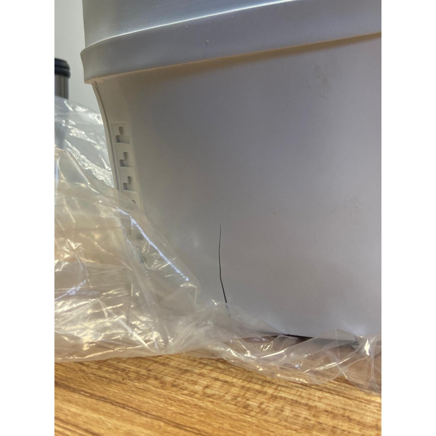 Star Wars Prototype Armour White Boba Fett Resin Cosplay Helmet DAMAGED