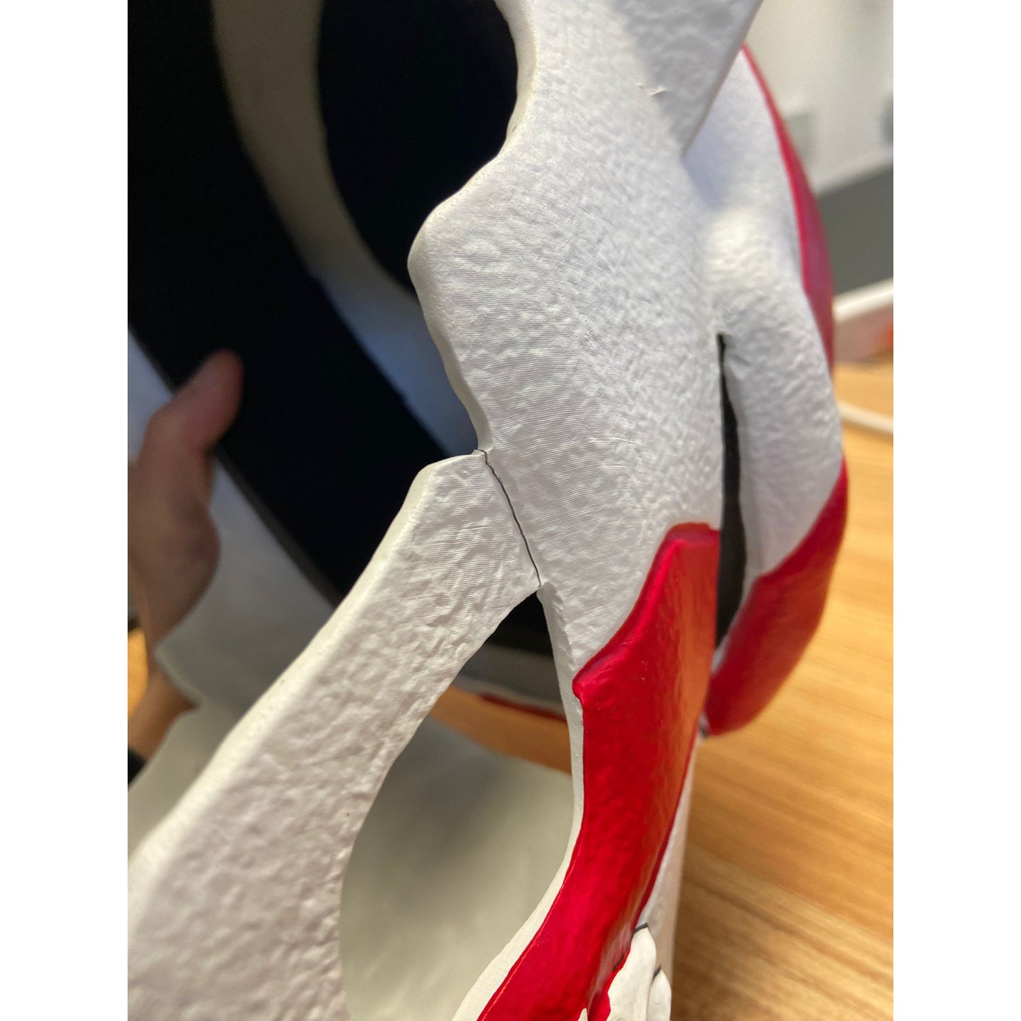 Bleach Helmet Ichigo Final Hollow Resin Helmet Cosplay Prop Replica DAMAGED