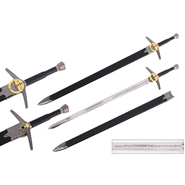 The Witcher TV Series Geralt of Rivia White Wolf’s Renfri's Brooch Steel Sword