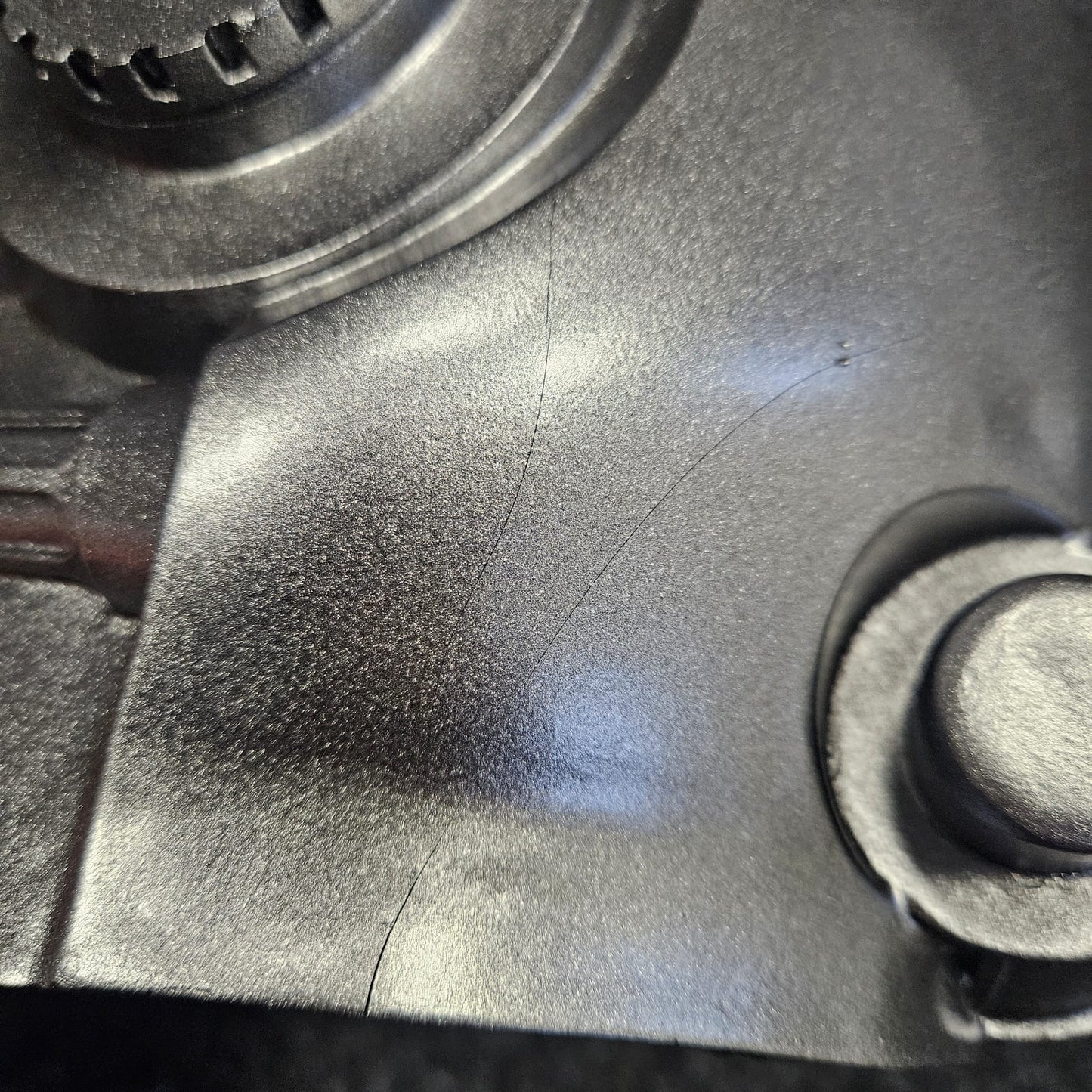 Fallout T-60 Power Armor Silver Resin Cosplay Helmet DAMAGED