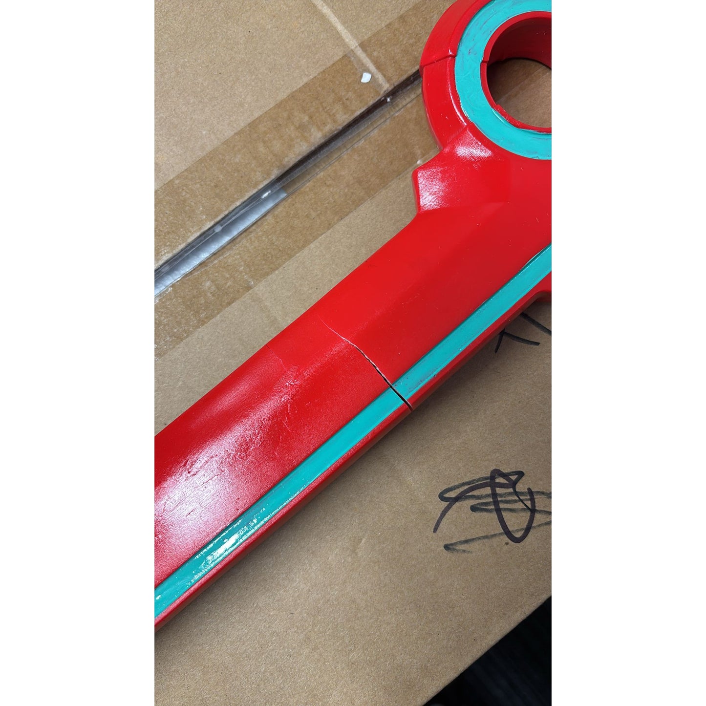 Xenoblade Chronicles Shulk's Monado Resin Sword Replica DAMAGED.4