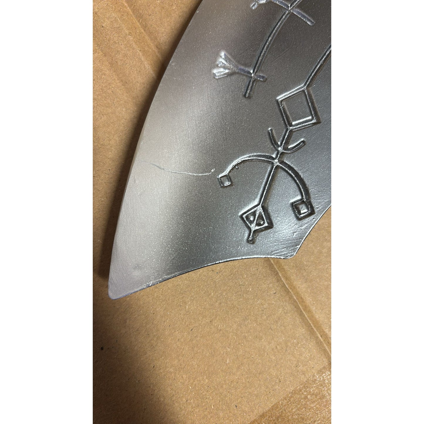 God Of War Axe Kratos Leviathan Axe RESIN Prop Replica DAMAGED