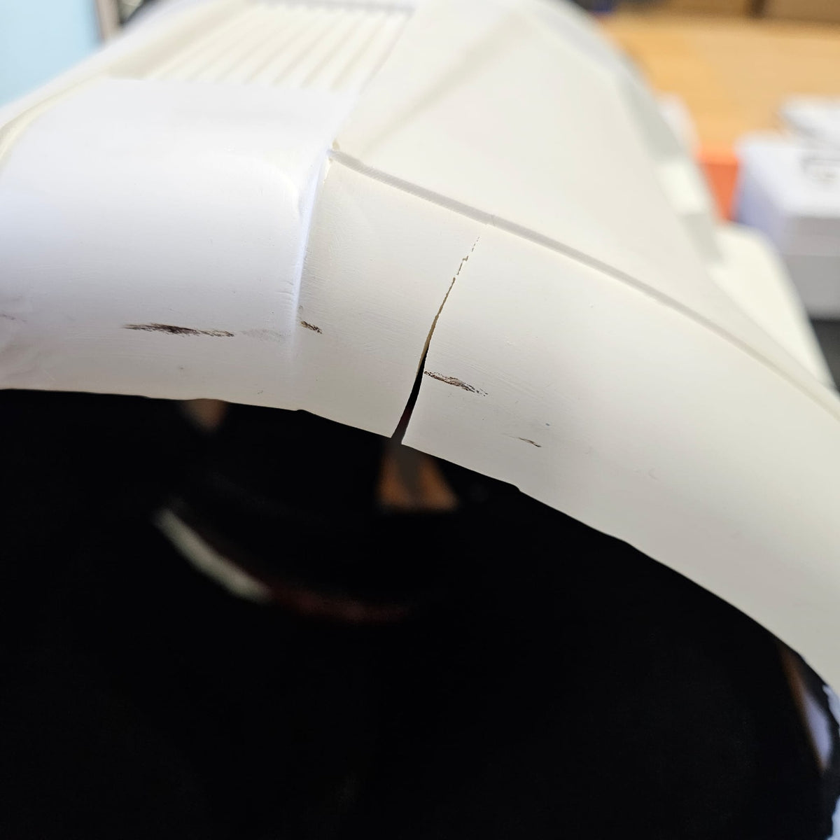 Star Wars Clone Trooper Commander Cody Phase 1 Resin Cosplay Helmet DAMAGED