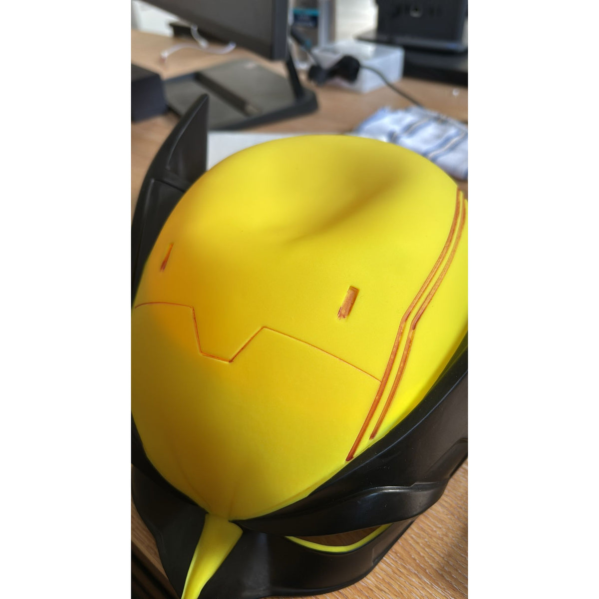 Marvel Wolverine PVC Cosplay Helmet DAMAGED