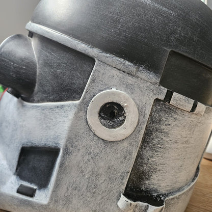 Star Wars Helmet Bad Batch Tech Squad 99 Resin Cosplay Helmet DAMAGED