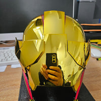 Iron Man MK 5 Wearable Electronic Helmet Voice Activated Replica Prop DAMAGED.1