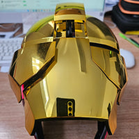 Iron Man MK 5 Wearable Electronic Helmet Voice Activated Replica Prop DAMAGED.2