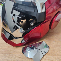Marvel Iron Man 2 Mark V Armor Electronic Helmet Voice Activated Replica DAMAGED.2
