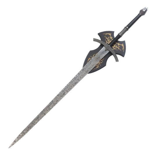 Lord Of The Rings Deluxe Witch King Of Angmar Sword With Plaque