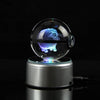 Wooloo Pokemon Glass Crystal Pokeball 29 with Light-Up LED Base Ornament 80mm XL Size