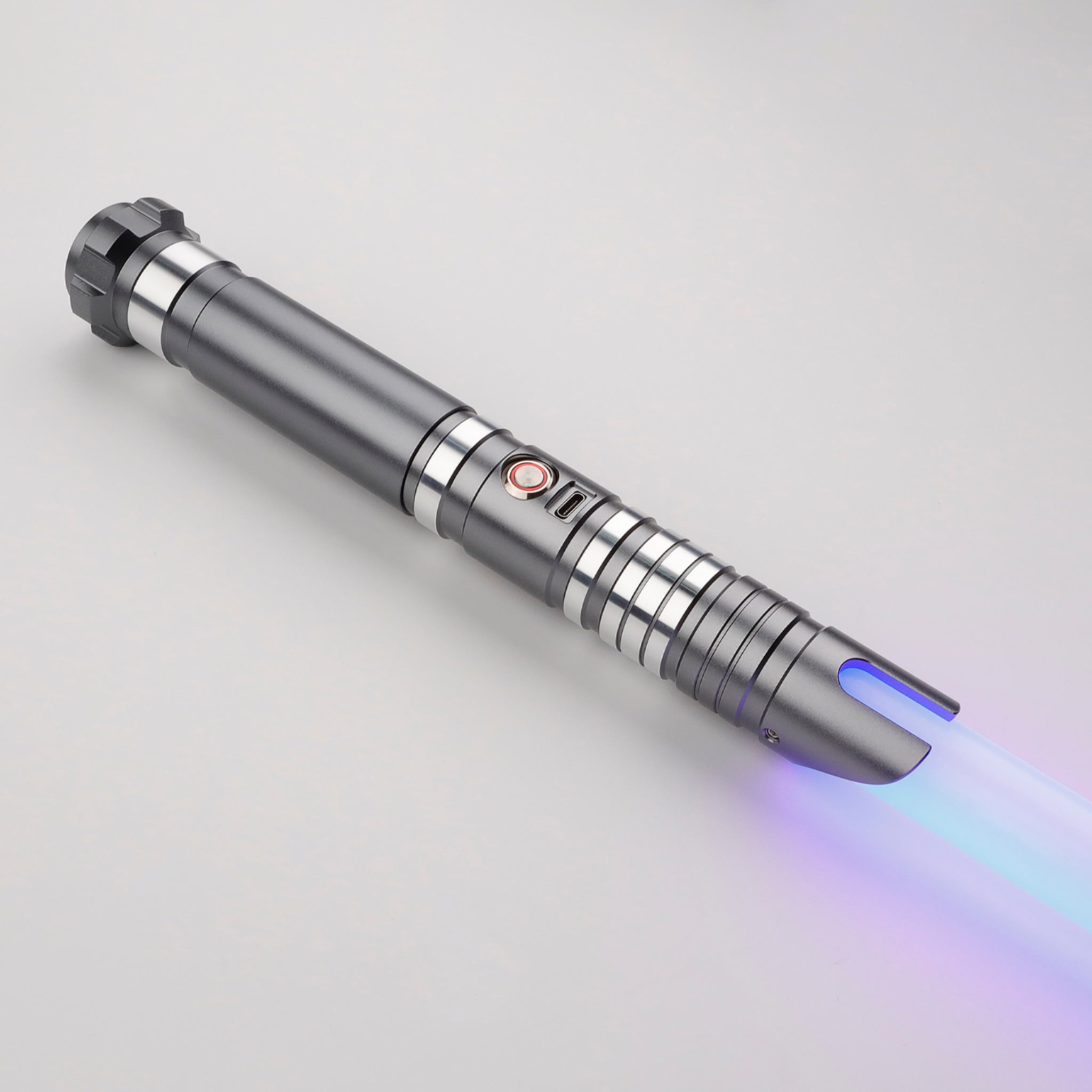 Star Wars Combat Lightsaber Baselit Custom No.C036 FX RGB Grey 73cm Blade Replica