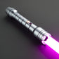 Star Wars Combat Lightsaber Baselit Custom No.130 FX RGB Grey Hilt Replica (No 25 Base)