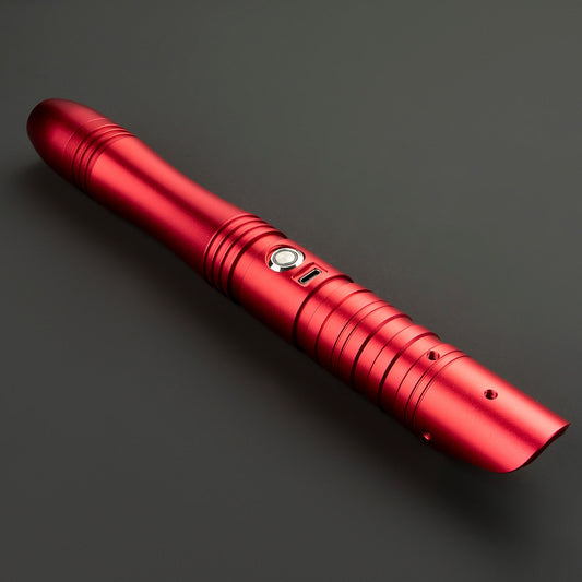 Star Wars No 028 Red Baselit Combat Lightsaber RGB Replica