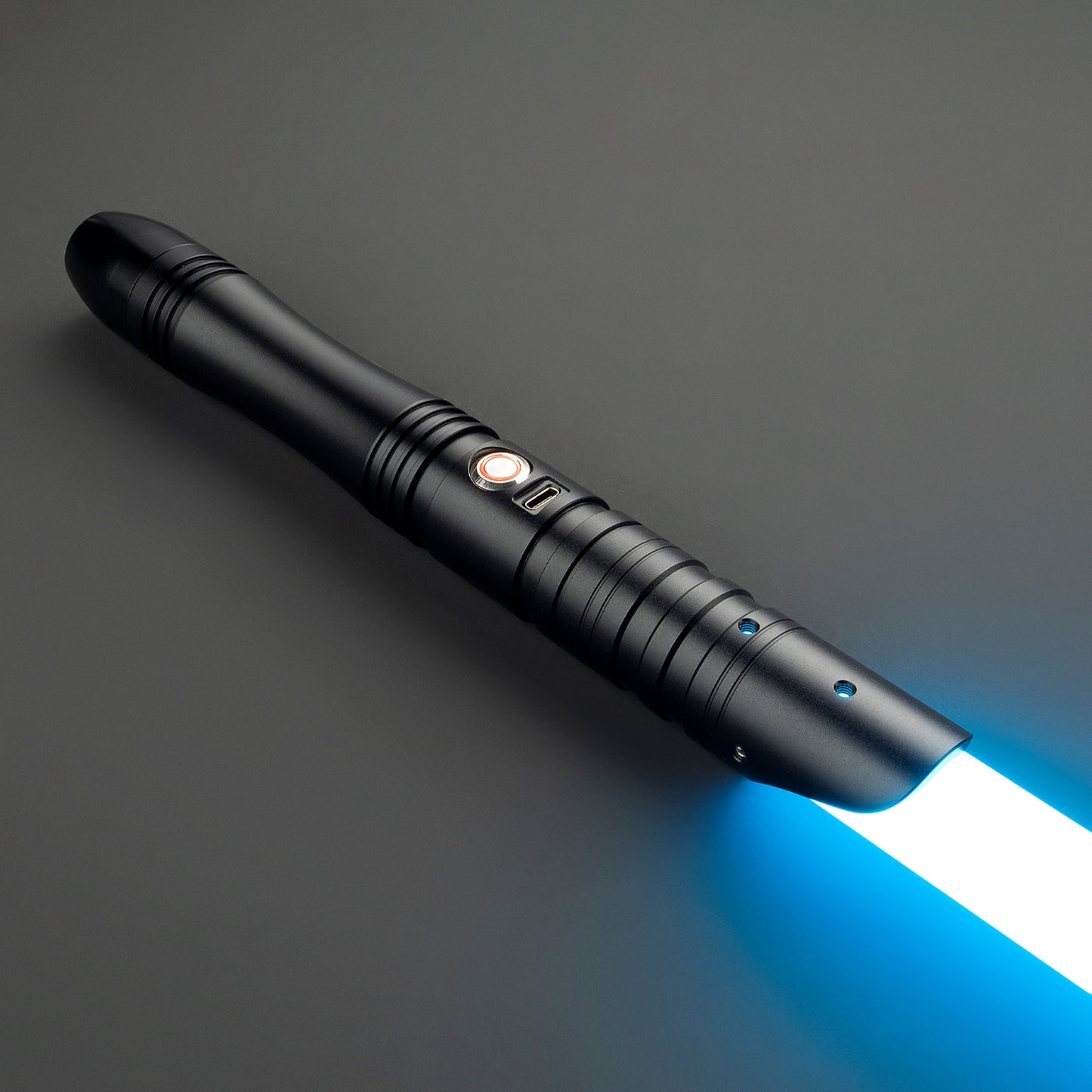 Star Wars No 028 Black Baselit Combat Lightsaber RGB Replica