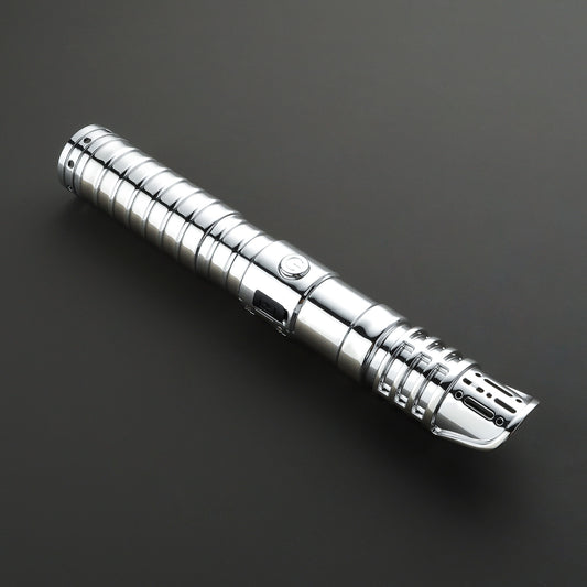 Star Wars No.000 Silver Baselit 4-Fonts Combat Lightsaber RGB Replica