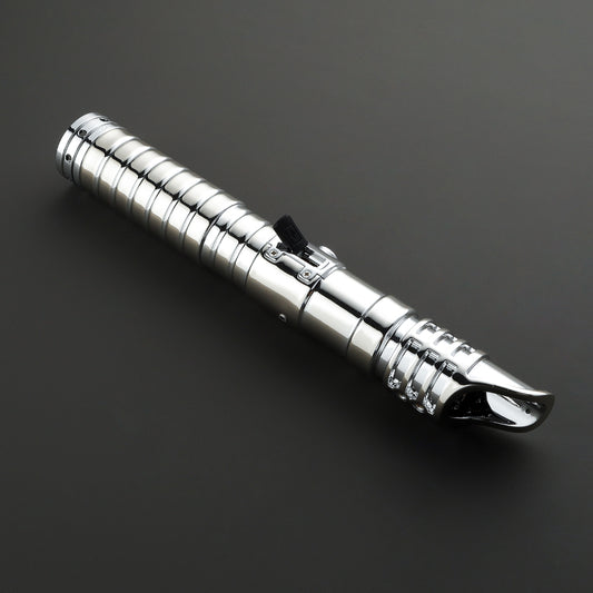 Star Wars No.000 Silver Baselit 4-Fonts Combat Lightsaber RGB Replica