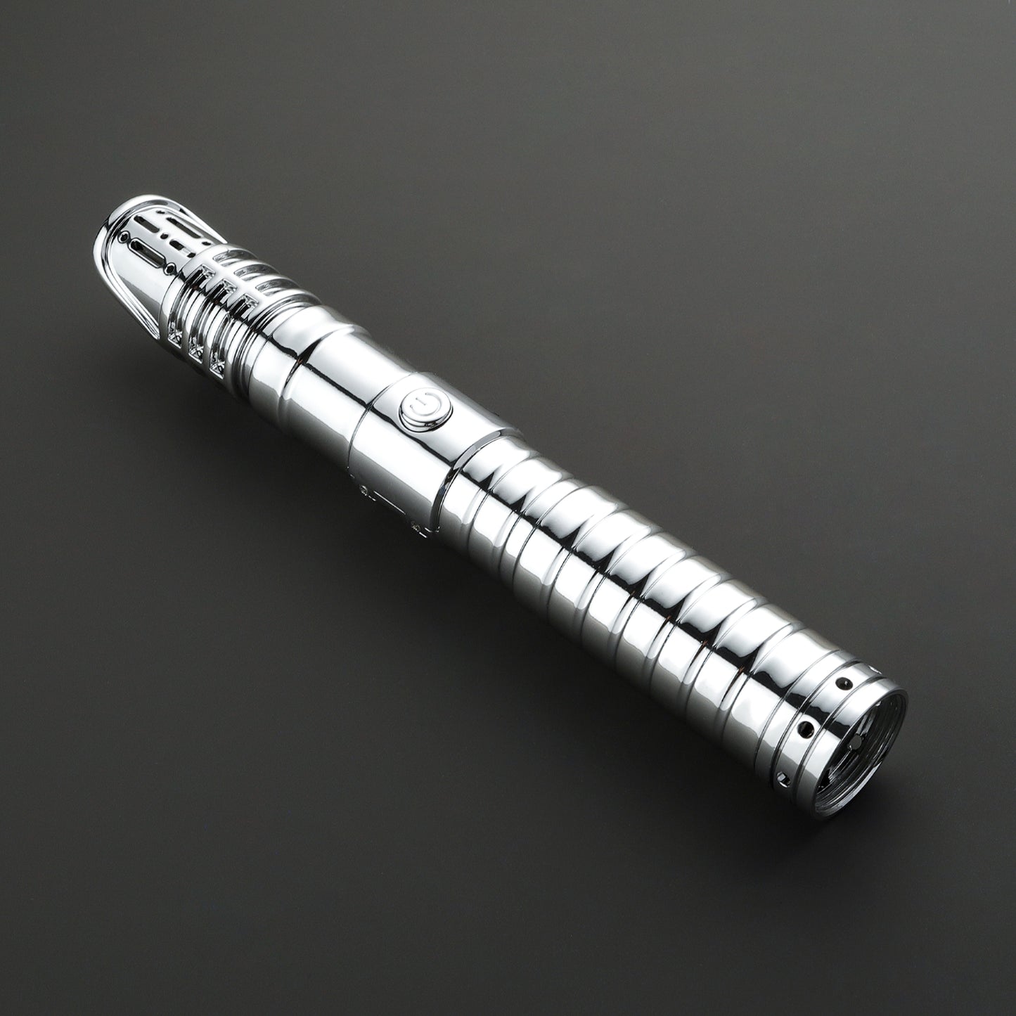 Star Wars No. 000 Silver Baselit 4-Fonts Combat Lightsaber RGB Replica